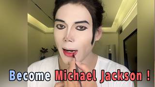 Amazin! Step by Step！Become MJ With Makeup ！ 2