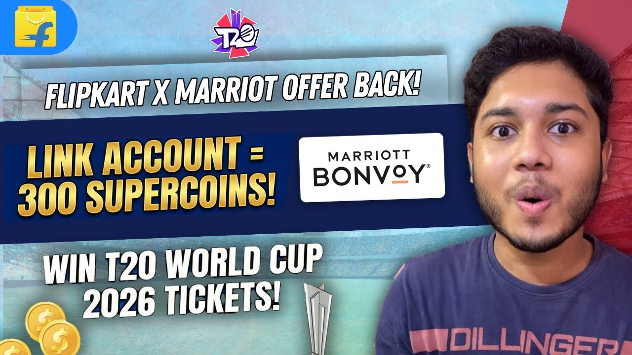 Flipkart Marriot Loot Free T20 World Cup Tickets And 300 Supercoins | Flipkart Free Supercoins