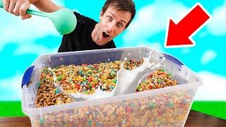 MAKING THE WORLDS BIGGEST BOWL OF CEREAL CHALLENGE!