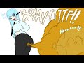 Girl's fart prank while making a cake!?【anime】