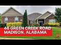46 Green Creek Road, Madison Alabama Video Walk Thru