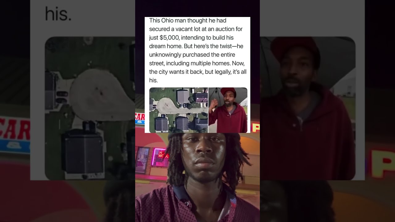 This Ohio Man Thought He Had Secured A Vacant Lot At An Auction For Just 5 000 Intending To