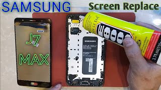 Galaxy J7Max LCD Replacement , j7max disassambly by Level Technics