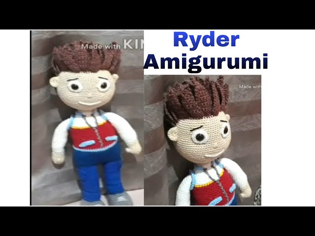 How to Crochet Ryder Amigurumi Paw Patrol, Ryder Paw Patrol Amigurumi