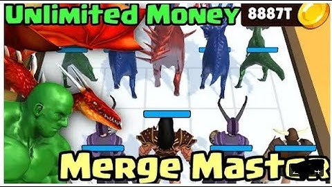Max Level in merge master unlimited money | Dinosaurs fusions