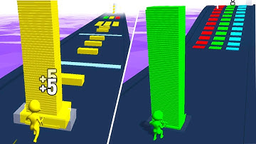 Stack Colors All Levels Walkthrough Mobile iOS,Android Gameplay Update Alltrailer Mix Level J32XSD