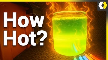 How hot does a GIANT Glowstick get?