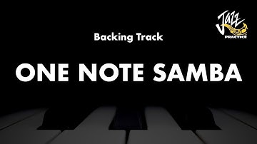 One Note Samba - Jazz Standard Backing Track