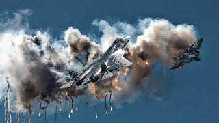 : Just arrived at the Frontier! 2 Russian Sukhoi T-50 planes blown up, American F16 fighter jet-Arma3