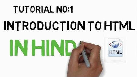 HTML introduction in Hindi video  || #TechnicalDeepak channel By video