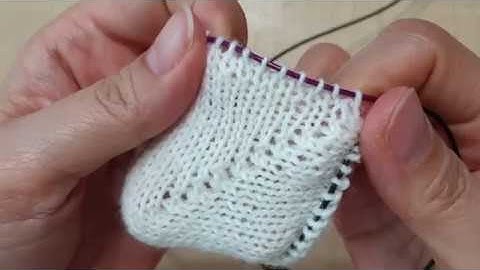 Short Row Toe ( toe up socks )