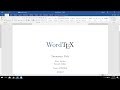 WordTeX - A WYSIPCTWOTCG Typesetting Tool