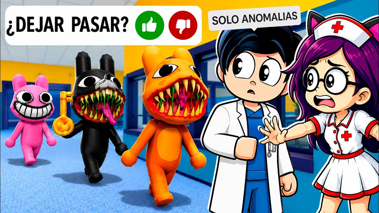 SOLO CURAMOS ANOMALÍAS en el HOSPITAL de ANIMALES con Family Juega en Roblox | Karim Juega