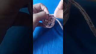 Carrick bend mat | #KNOT #knottutorial #shorts