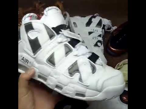 Off white x Nike air more uptempo Review Look