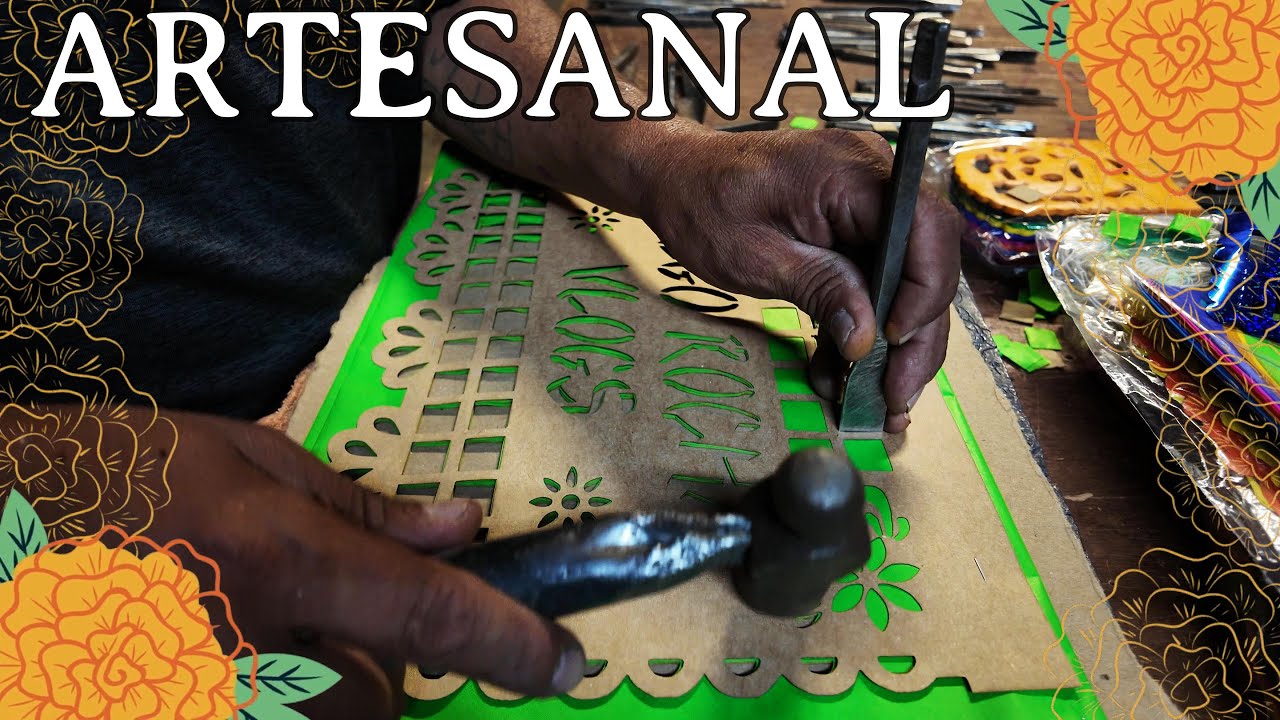 ​🎃​¡ESTA es la increíble elaboración del papel picado de Día de Muertos en Huixcolotla Puebla!​🎃​