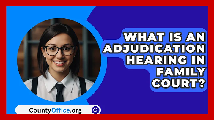 What Is An Adjudication Hearing In Family Court? - CountyOffice.org