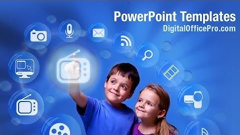 Cyber Services PowerPoint Template Backgrounds - DigitalOfficePro #00182W