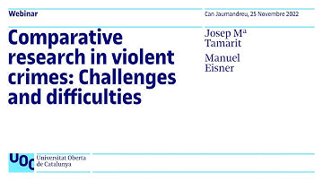 Comparative research in violent crimes: Challenges and difficulties