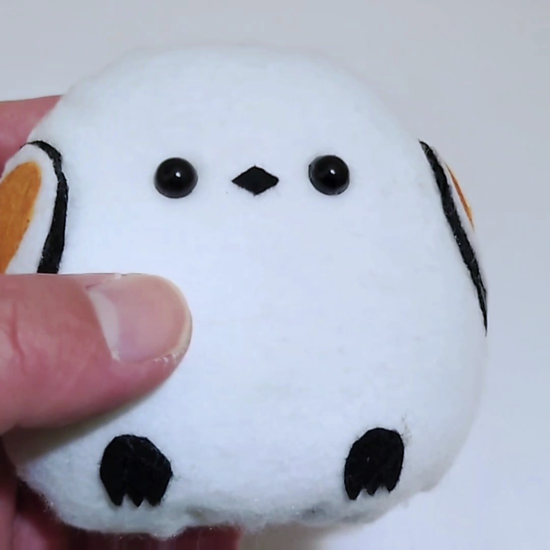 簡単に作れるシマエナガのぬいぐるみ(ショートver.) #ぬいぐるみ