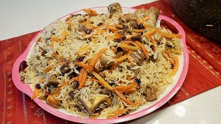 Original Afghani Beef Pulao.