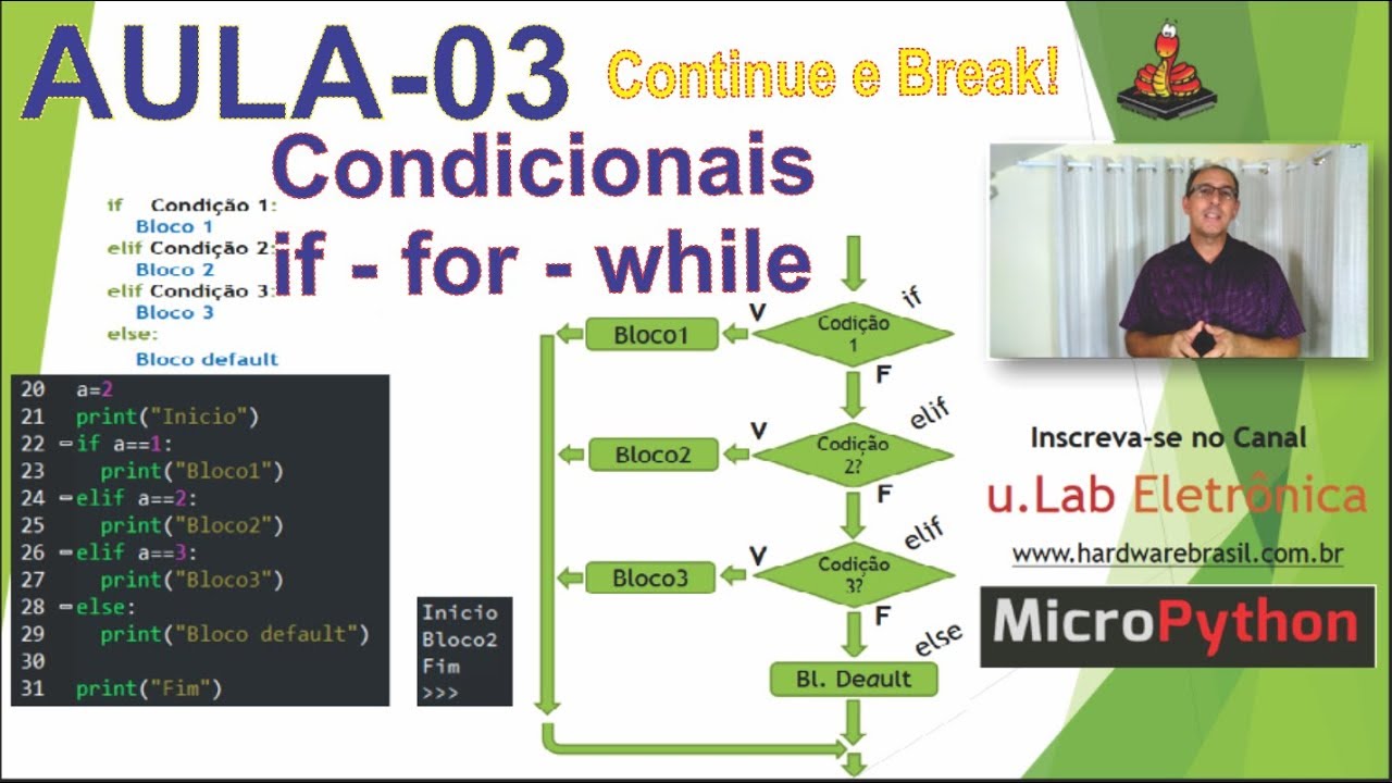 Micropython Aula 3 - YouTube