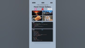 Hover Image Gallery HTML CSS #coding #shortvideo #shorts #short #shortsvideo #viralvideo #viral