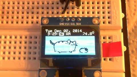 DS3231 OLED clock - Added Alarm function
