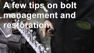 A few tips on bolt management and restoration