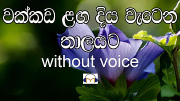 Wakkada Langa Karaoke (without voice)  වක්කඩ ළඟ දිය