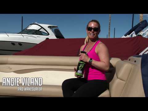 How To Clean Your Boat Seats with Bling Sauce Vinyl Sauce | Demo with Angie Viland