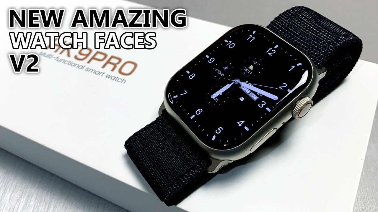 HK9 Pro (Amoled) New Amazing Custom Watch Faces V2! Apple Watch Series 8  Top 1 Copy 2023 - ASMR