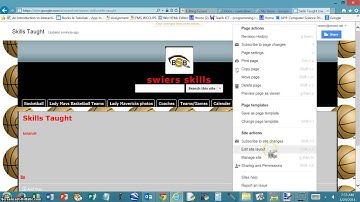 Google Sites: How to Add and Delete Pages
