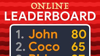 Design online leaderboard in Unity! - Unity scoreboard UI tutorial