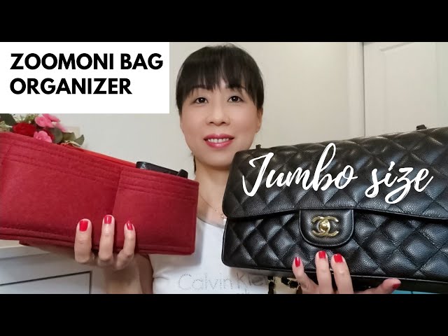 ZOOMONI BAG ORGANIZER REVIEW ON CHANEL JUMBO FLAP II CHANEL EASY