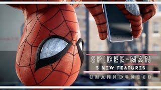 5 Unannounced Features in Spider-Man PS4 | 2018