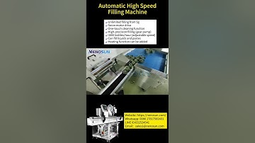Nenosun automatic filling machine liquid pastes #fillingmachinechina #packagingmachine