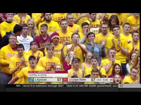 Iowa State Men's Basketball Highlights vs. Kansas