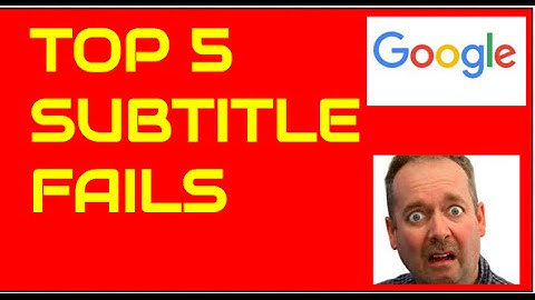Top 5 Subtitle Fail Compilation