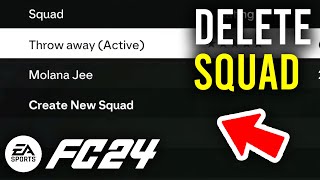 How To Delete Squad In FC 24 - Full Guide