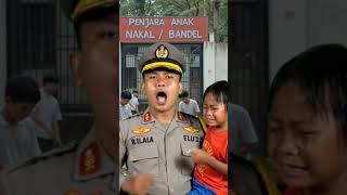 Siapa yg bandel dan selalu main hp, awas saya tangkap #ai #polisianak #viral #shorts