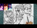 How to Draw ITADORI, TODO vs MAHITO 🔥 JUJUTSU KAISEN Season 2