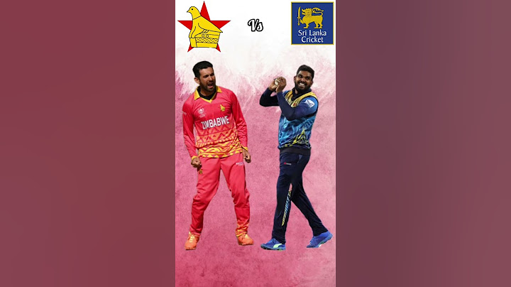 Zimbabwe vs Sri Lanka 2nd T20 Match 2024