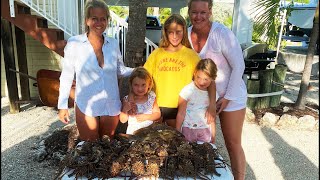 SPINY LOBSTER Catch Clean and Cook | Florida Keys | Marathon, Fl.!