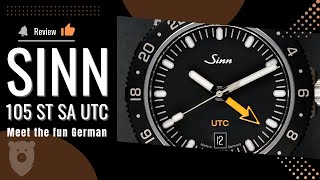 The Sinn 105 St Sa UTC - Award winning and fun watch from...Sinn!