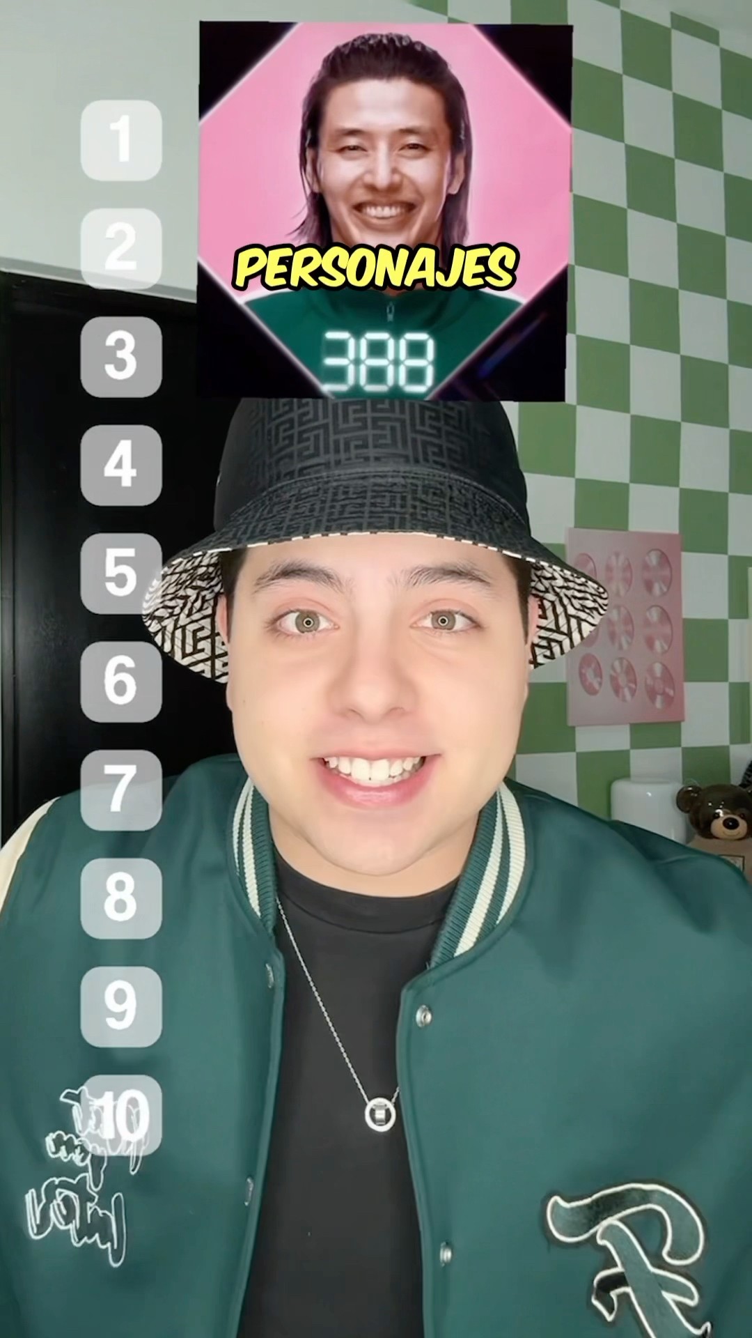 PROBÉ LOS FILTROS DEL JUEGO DEL CALAMAR #shorts