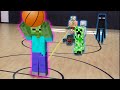 Monster School in Real Life Episode 5: Basketball - Minecraft Animation