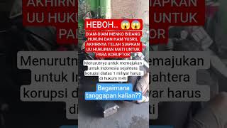 Download Lagu Menko Hukum dan Ham siapkan UU hukum mati koruptor #youtubeshorts #fypシ゚viral #viralvideo MP3