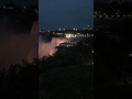 Неагарский водопад ночью со стороны США