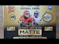 2021 Wild Card Matte Football Gold Mega Box - 1 Auto! Atrocious! 😖🤮